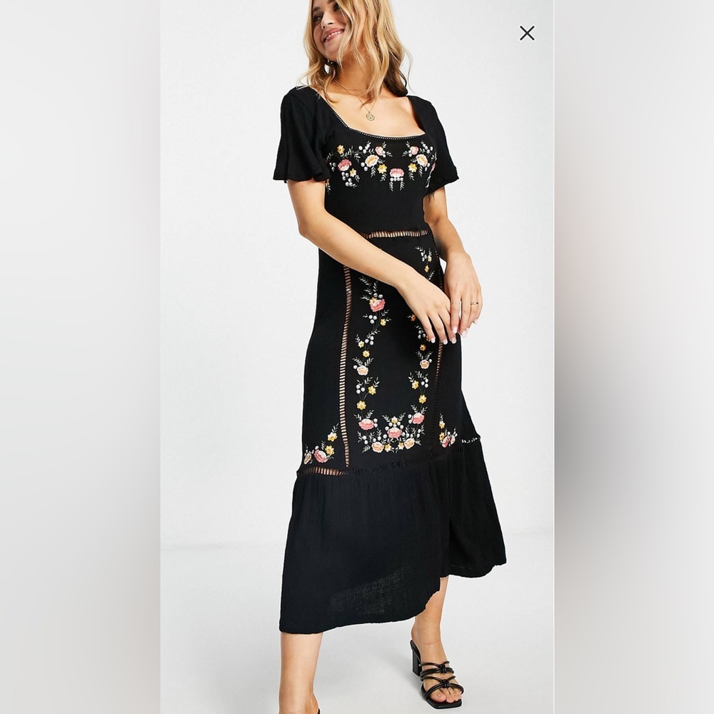Mexican embroidered dress